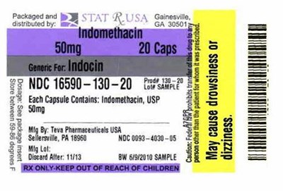 INDONEMTHACIN 50MG LABEL 130.jpg INDONEMTHACIN 50MG LABEL IMAGE - INDONEMTHACIN 50MG LABEL 130